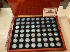 1999-2009 Colorized state Quarters 56 coins.....complete set....