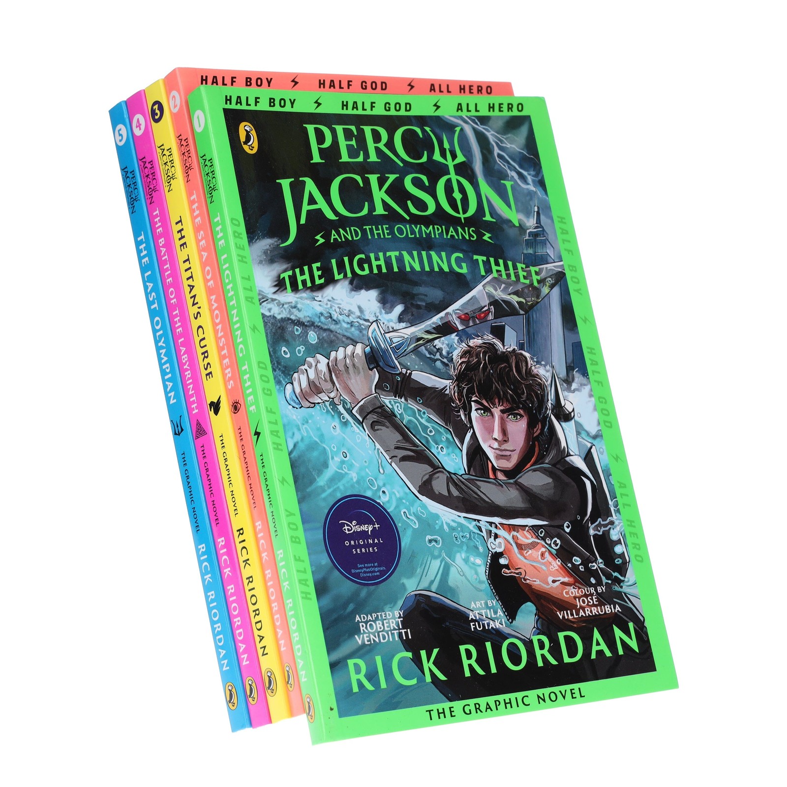 Percy Jackson Graphic Novels By Rick Riordan 1-5 Books Set - Ages 8+ - PB - Image 2