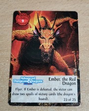 Spellfire Master The Magic 1994 1st Ed Chase Card #23 Ember, The Red Dragon