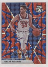 2019-20 Panini Mosaic Reactive Blue Prizm Furkan Korkmaz #199 fz4