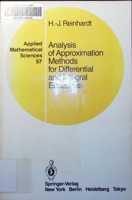 Analysis of approximation methods for differential and integral equation 2497739