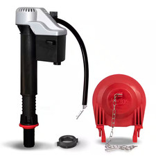 Quietfill Platinum Fill Valve and 3 In. Flapper Kit