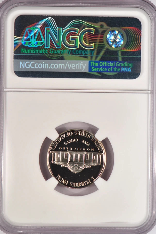 1956 Jefferson Nickel Proof NGC PF 69 PR69 Frosty Coin 5C - Image 2 of 2