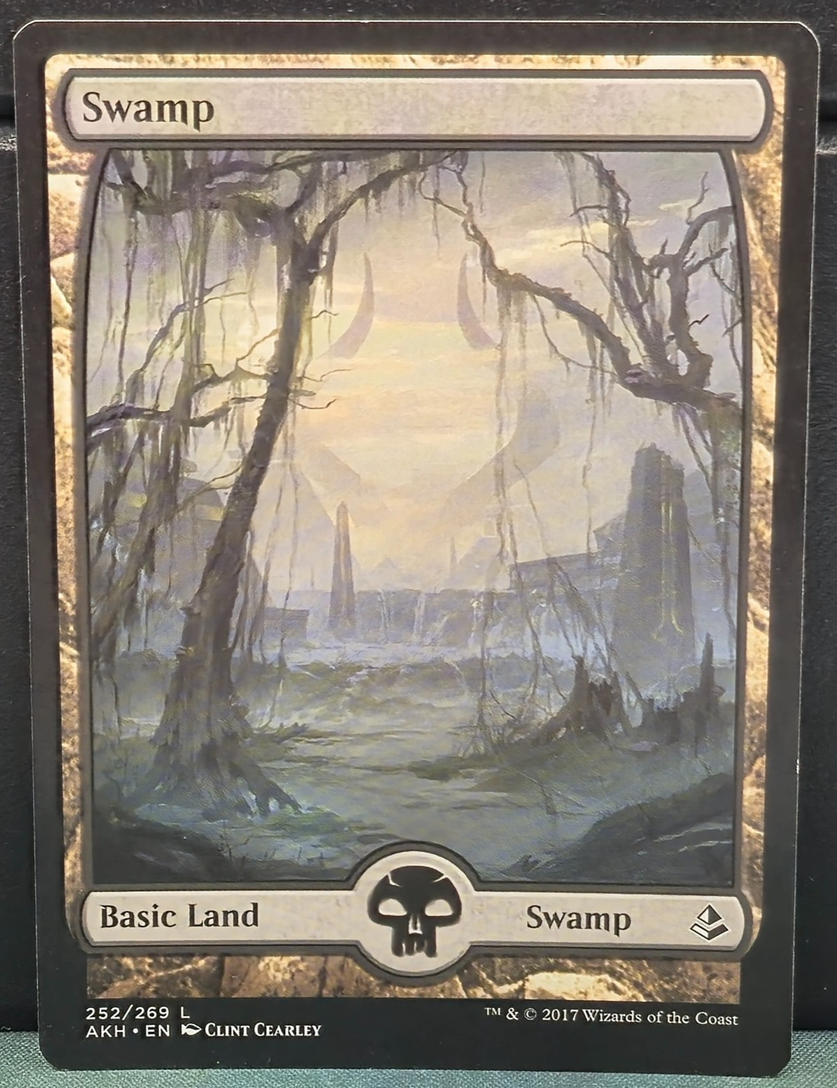 Swamp 252/269 L FULL ART Amonkhet Near Mint Card Game Basic Land MTG NM