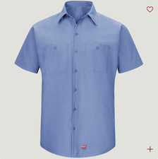 Red Kap Men's Short Sleeve MIMIX Work Shirt SX20BK