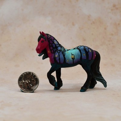 Custom G5 Cob Stablemate Breyer Horse - Enchanted Forest - 1:32