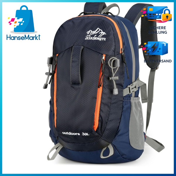 Wanderrucksack 30L Wasserdicht Reiserucksack FüR Herren Damen Outdoor-image