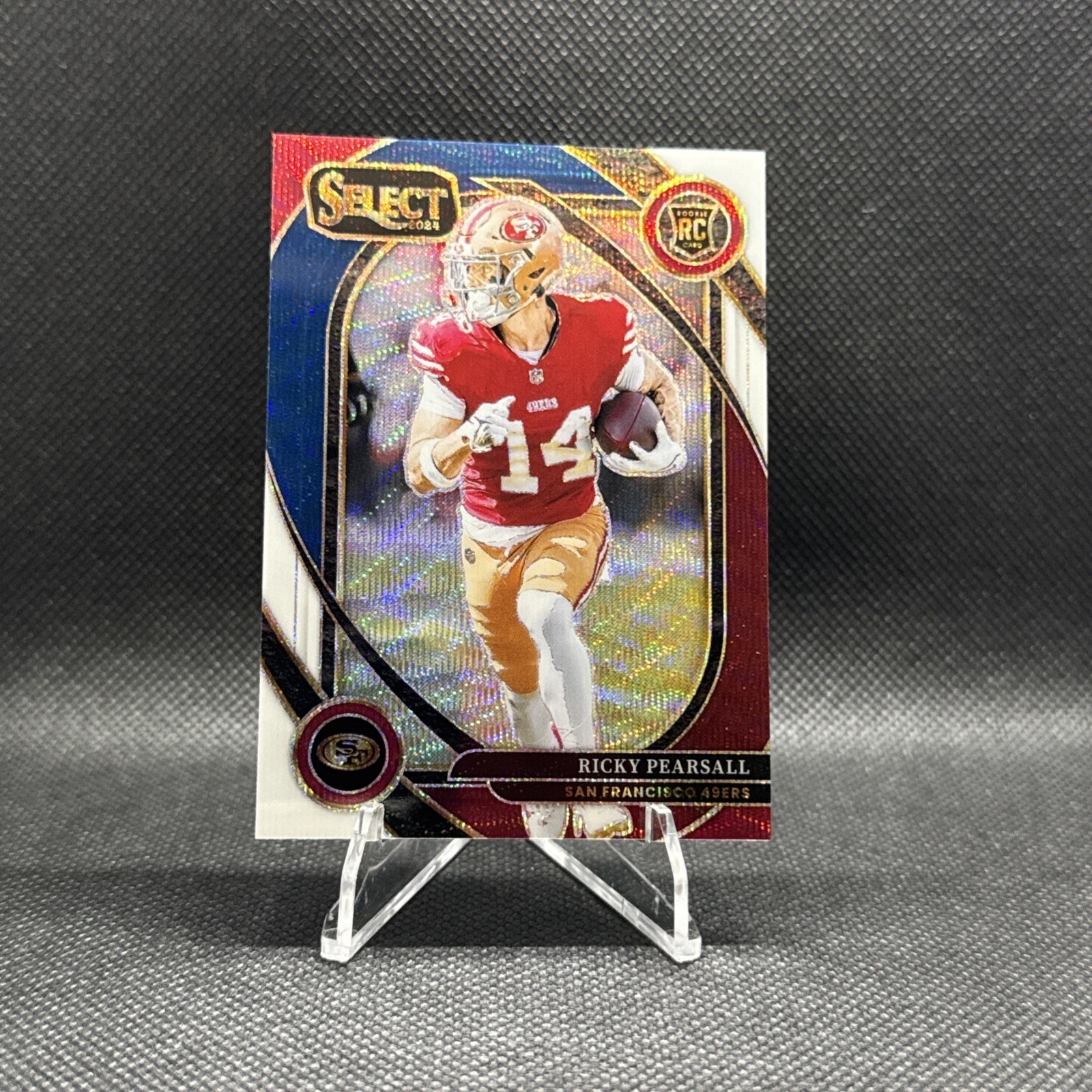 2024 Select Ricky Pearsall Club Level Tri-Color 90/149 + Neon Icons Insert