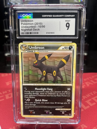 Umbreon graded CGC 9 for sale on eBay