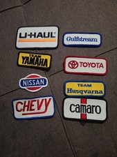 Vintage Patch Lot Of 8 Nissan Toyota Gulfstream Etc