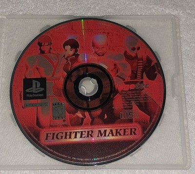 Fighter Maker (Sony PlayStation 1 PS1 Agetec T-Teen CD DISC ONLY