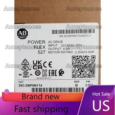 Allen Bradley 25C-D6P0N114 Brand DHL Express shipping US Free Tax