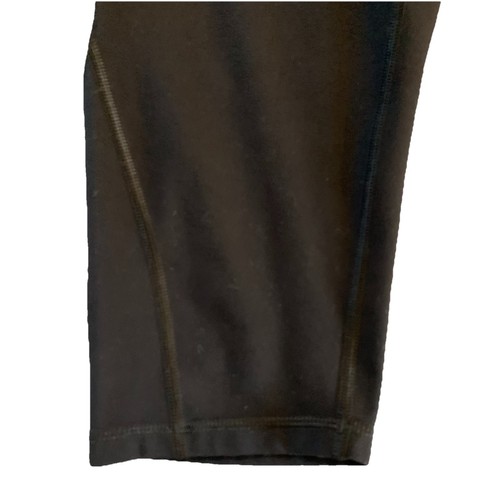 Heath Yoga Black Capri Leggings Yoga Pants Size XL With Pockets - Imagen 6 de 15