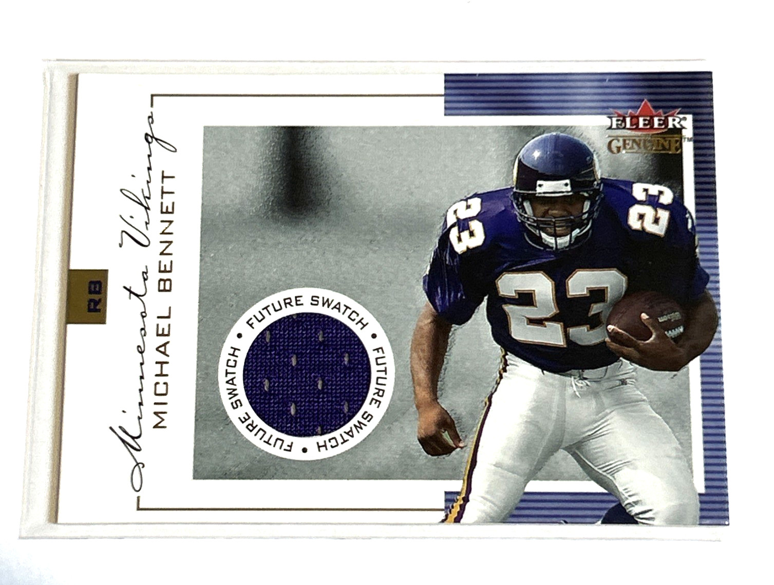 2001 Fleer Genuine - Future Swatch Michael Bennett #138 362/1000 (MEM, RC)