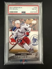 2011 Upper Deck Young Guns Stu Bickel #485 Rookie RC PSA 8