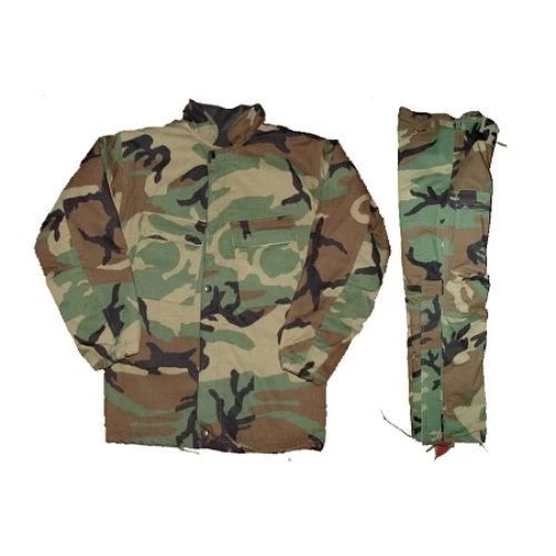 U.S. Military Woodland Camo NBC suit, NOS cd.,up to 35" waist,free U.S. shipping - Image 2 of 4