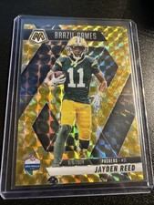 2025 Panini Mosaic - Brazil Games Jayden Reed #264 Yellow Reactive Prizm