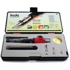 Iroda SOLDERPRO 50, SP50, SP-50 Butane Gas Soldering Iron Kit