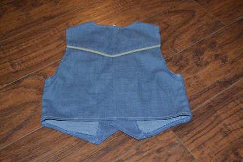 A12- Vintage Billy The Kid Vest Size 3T - Picture 2 of 3