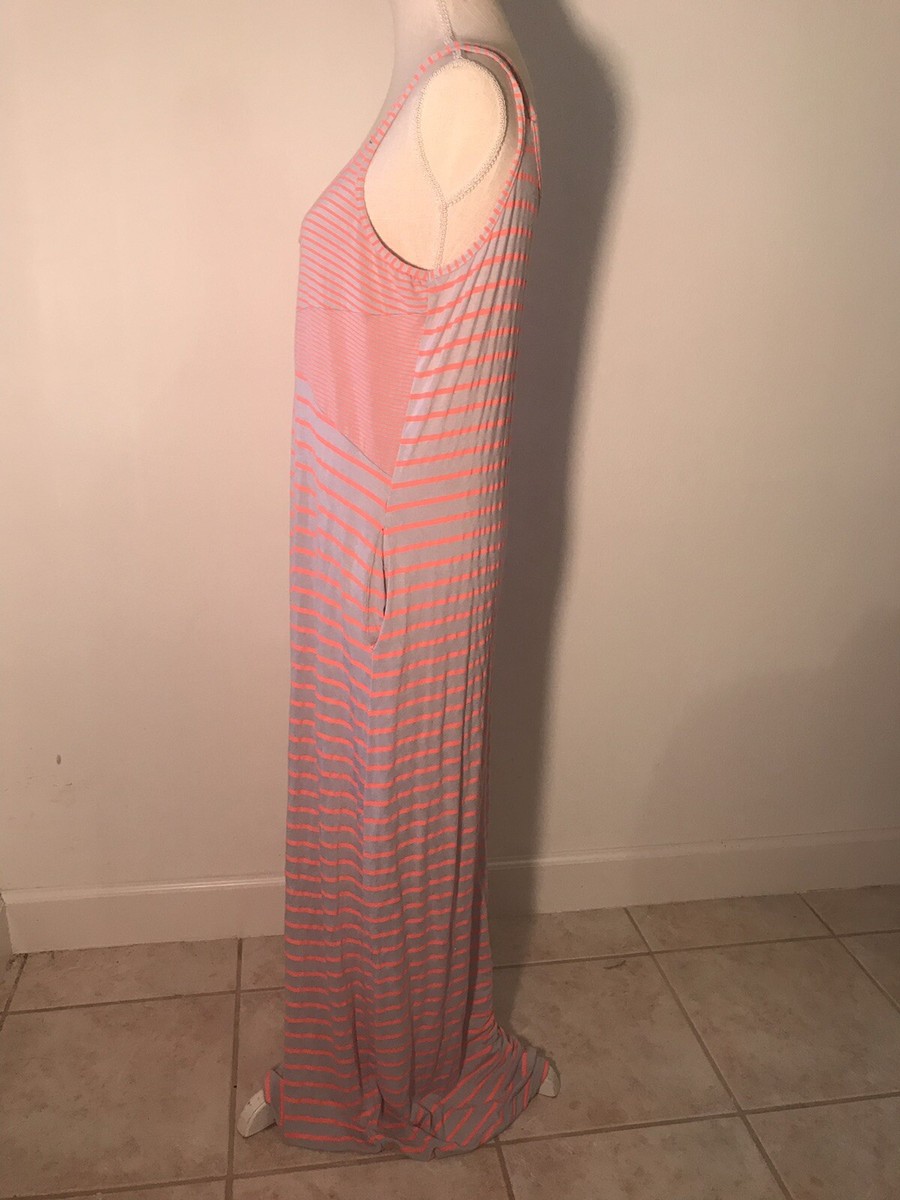 ワンピース Saint-Tropez Striped Long Dress St. Tropez Striped Maxi Dress – Dazzling Daisy Boutique