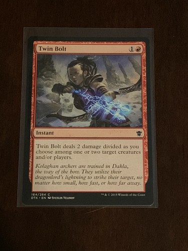 Magic the Gathering Dragons of Tarkir Twin Bolt