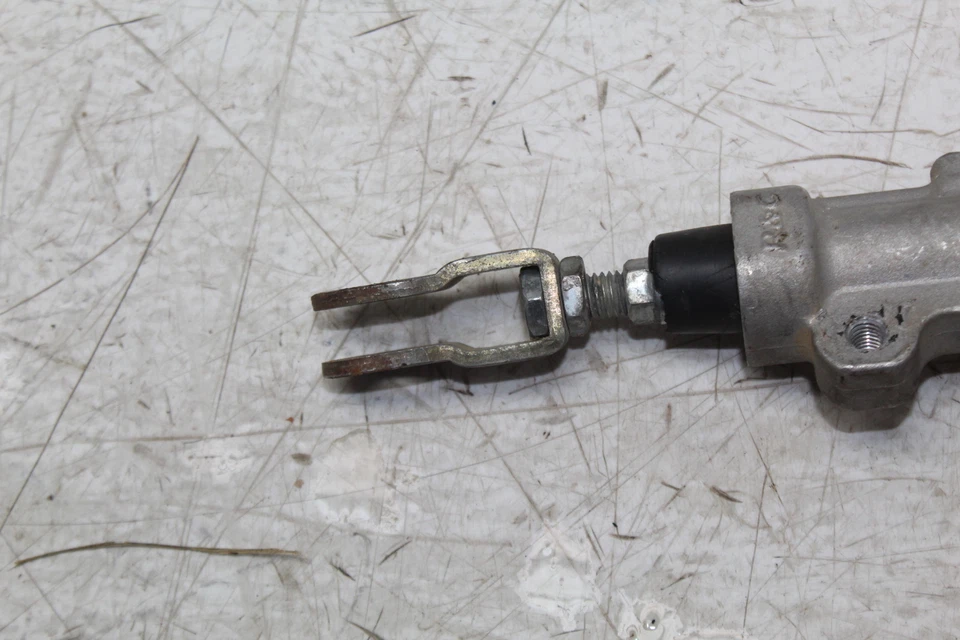 2005 KAWASAKI KX125 REAR BACK BRAKE MASTER CYLINDER W CALIPER  - Image 4 of 4