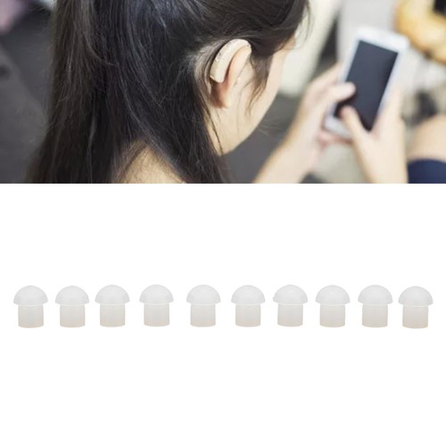 10pcs Hearing Amplifier Dome Professional Soft Silicone Ear Tip Earplug - Picture 20 of 23