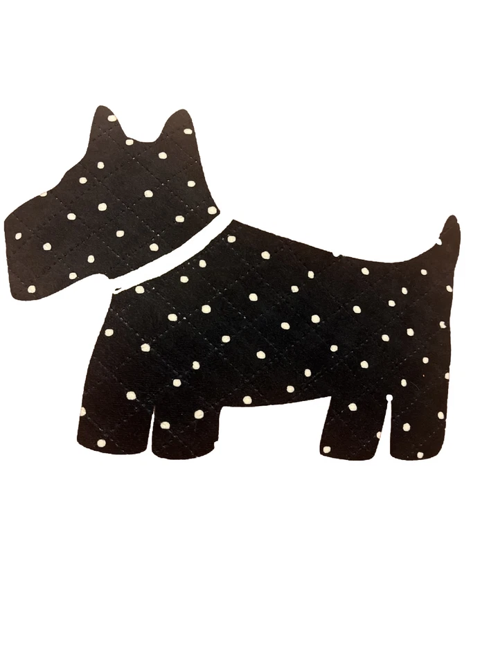 "Almohada decorativa para perro Scottie marrón, negro, blanco 18"" por 17""" Foto 2 de 2