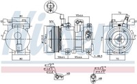 890683 Nissens Kompressor, Klimaanlage FüR Hyundai