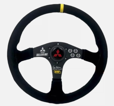 Car Steering 14'' Universal Ralliart OMP Tommi Makinen Edition Expedite Ship