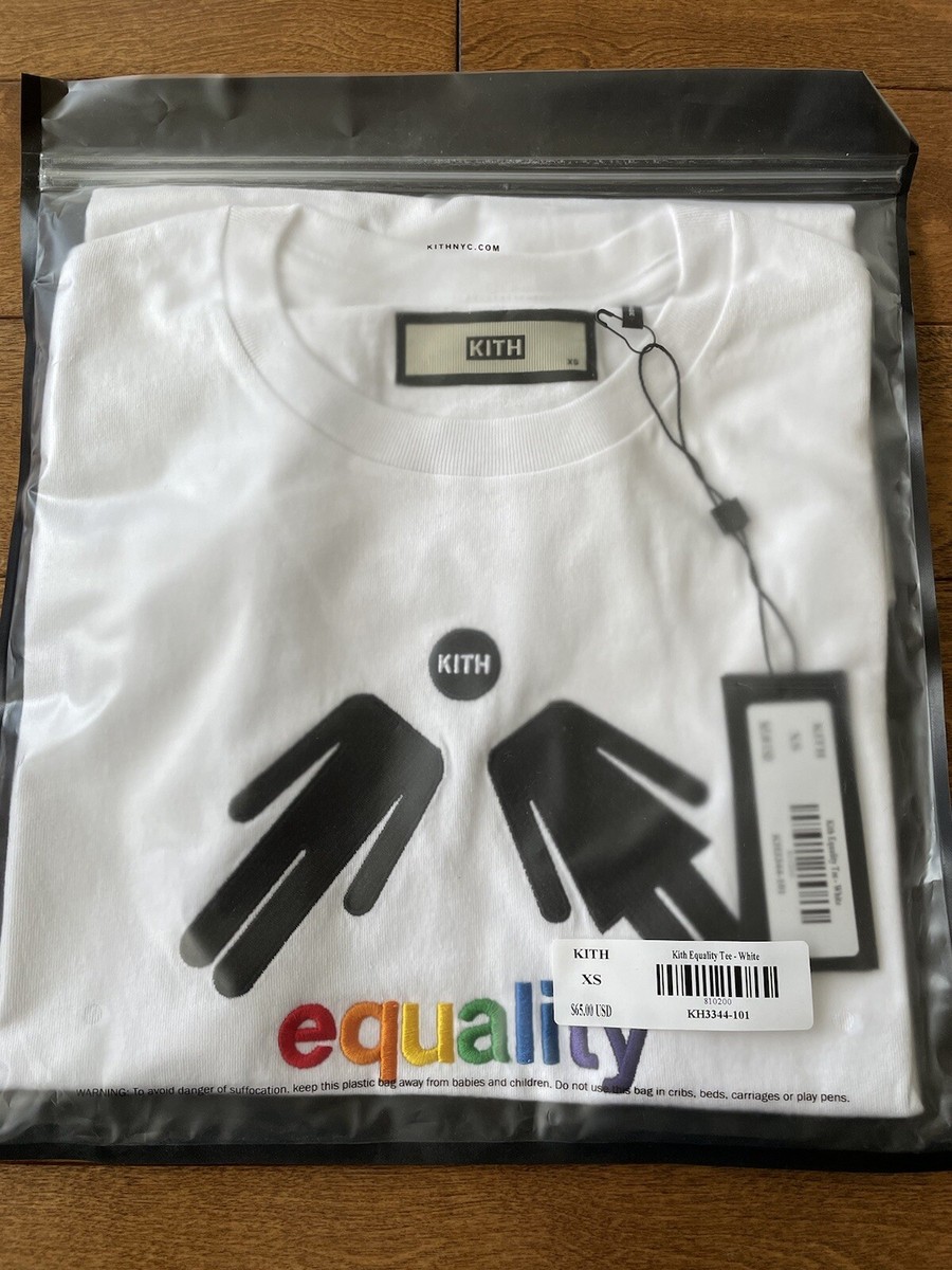 ❤️ KITH Equality LGBTQ Pride WHITE TShirt Size XS