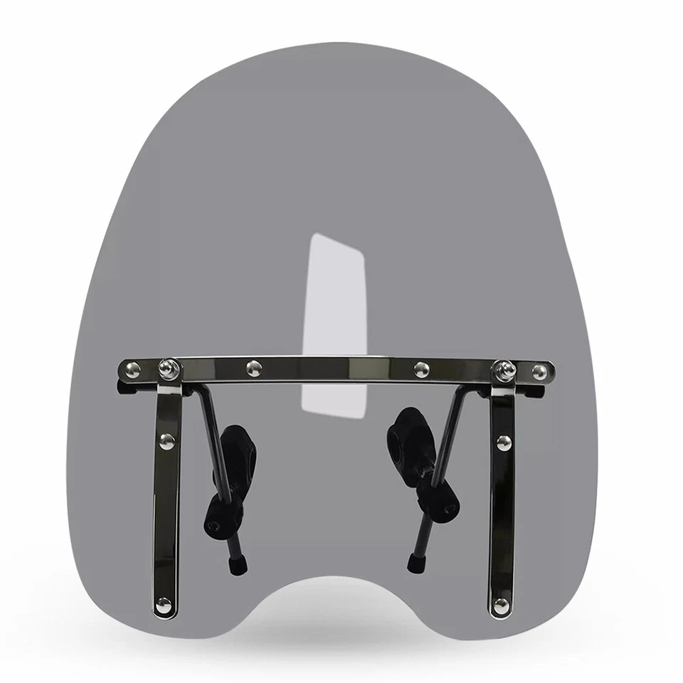 Large Smoke Windshield for Honda Magna Shadow Spirit Sabre 600 750 1100 19"x17" - Image 2 of 4