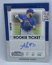 2021 Panini Contenders Anderson Tejada Rangers Rookie Ticket RC Auto