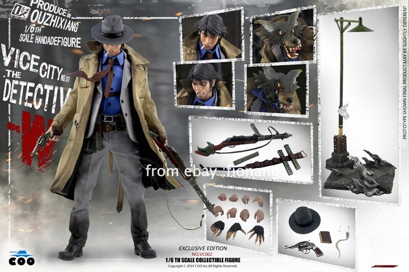 COOMODEL X 1/6 NO.VC002 Action Figure Vice City Detective W