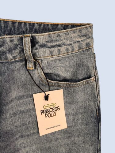 Neu mit Etikett - Prinzessin Polly Ferris zweifarbig gerades Bein Jeans blaue Waschung Denim Damen 6 - Bild 6 von 12
