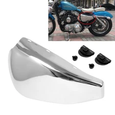 Chrome Left Side Battery Cover Fit for Harley Sportster 1200 Iron 883 2004-2013