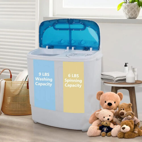 15LBS Portable Washing Machine Electric Washer and Dryer Combo Washer & Spiner - Picture 7 of 10