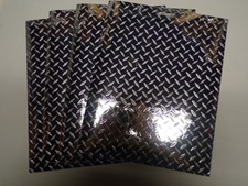  2 Silver Mini Diamond Plate Vinyl, 12 "x 24" sheets Please read description
