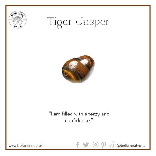 Tiger Jasper Obelisk Towers Confidence Positive Energy Crystal Gift for Friends - Picture 2 of 3