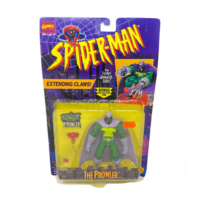 Spider-Man Toy Biz Marvel Comics The Prowler Extending Claws The Animated 1995