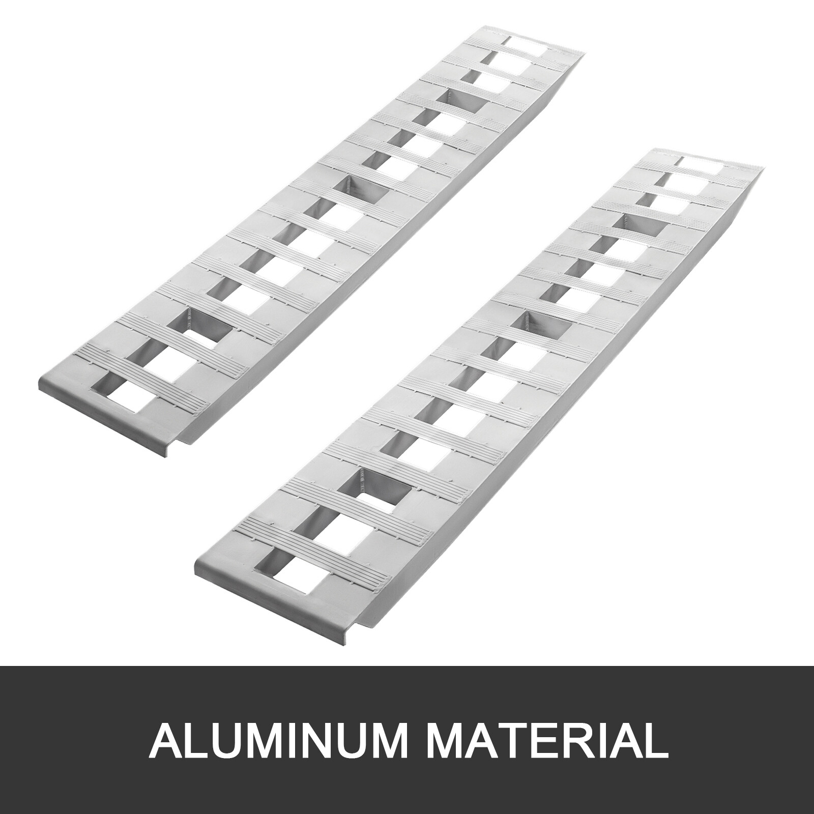 VEVOR 84"x14" Aluminum Ramps 6000Lbs Car Trailer Truck 1 Pair Ramps eBay