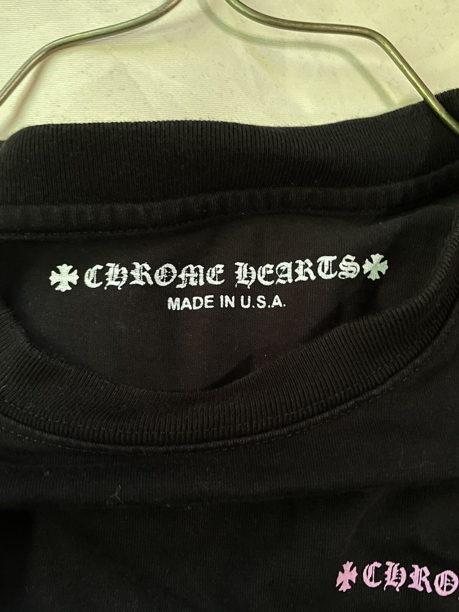 Chrome Hearts Pink Black Tee | eBay