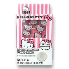 Hello Kitty 20 CT Decorative String Lights New in Box