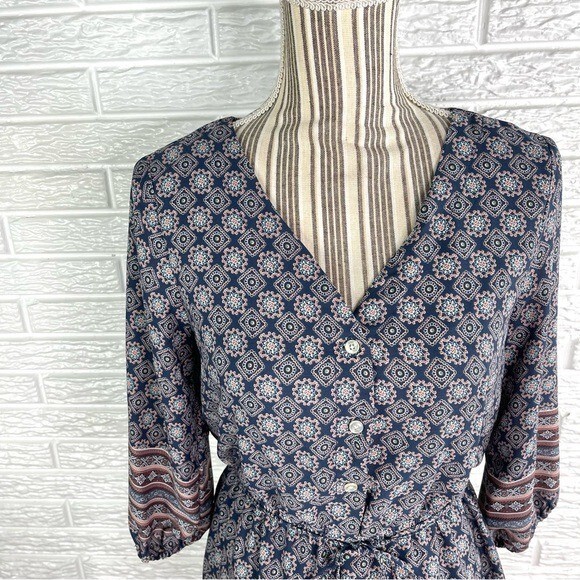 Miami Boho Patterned Romper Size Extra Small - image 2