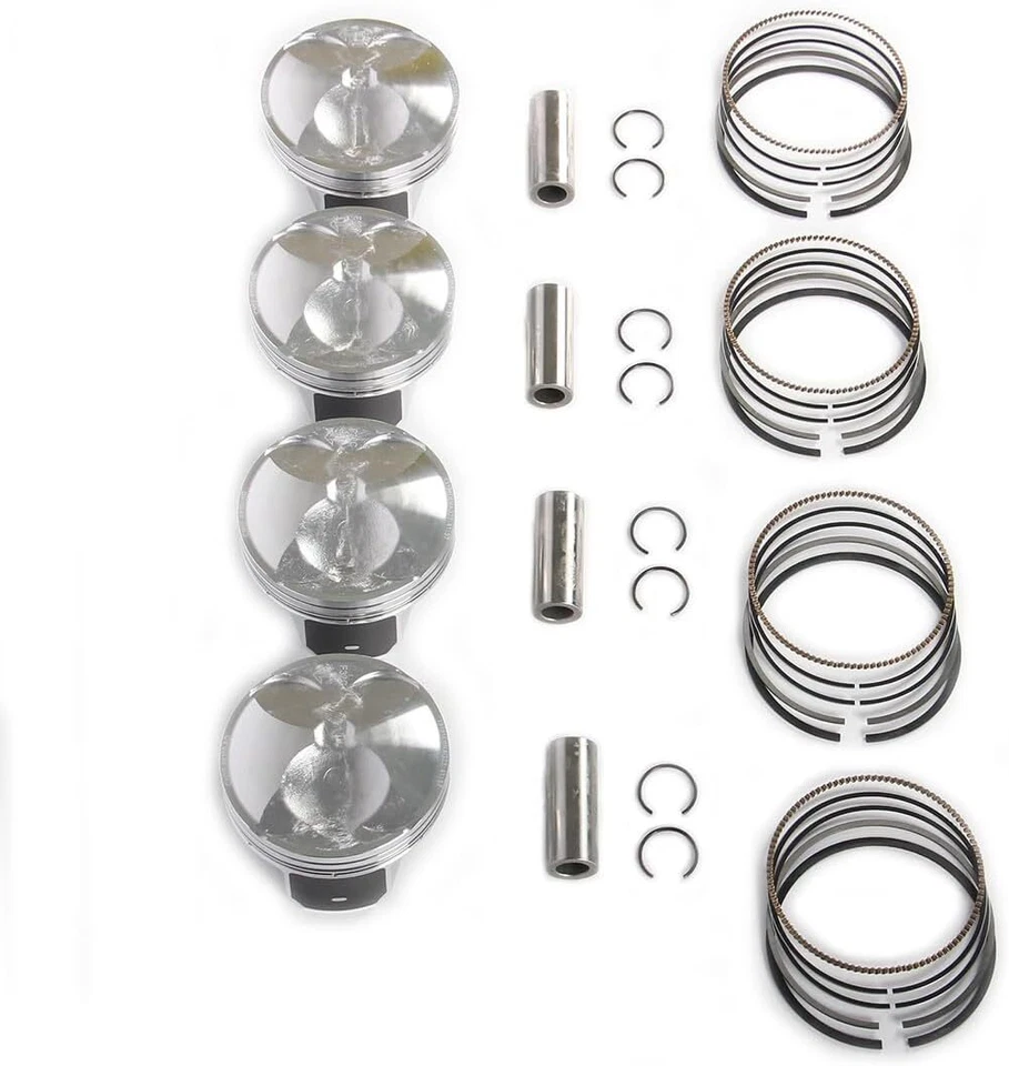 Kit de pistones y anillos de 2,0 L aptos para Ford Focus EcoSport CM5E6110AE Foto 2 de 4