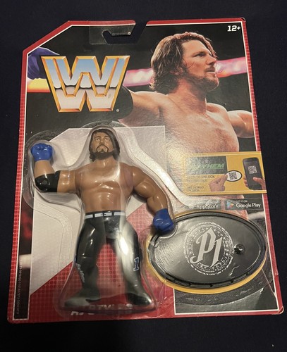 WWE Retro A J Styles Figure. Wwf Habro Mattel Wcw ...