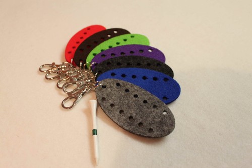 Personalized Engrave Custom Colour Felt GOLF TEE HOLDER - Imagen 5 de 8