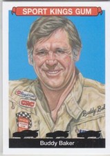 BUDDY BAKER 2018 Sage SPORT KINGS GUM Promo Card - BBP1 -