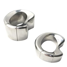 1PC Stainless Steel Lock Ring Heavy Duty Male Metal Ball Stretcher Scrotum Delay