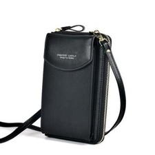 Women Mobile Phone Bag PU Leather Crossbody Mini Purse Wallet Shoulder Pouch A+